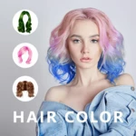 change my hair color android application logo